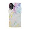 Colorful Marble Tough Phone Case - Durable and Stylish Protection