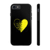 Bold Heart Tough Phone Case - Durable & Stylish Protection for Your Device