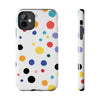 Colorful Polka Dot Tough Phone Case - Durable & Stylish for Everyday Use