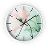 Elegant Floral Wall Clock - Modern Home Decor