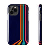 Retro Rainbow Tough Phone Case - Durable Protection for Your Device