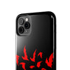 Bold Red Flames Tough Phone Case - Durable Protection for Adventurers