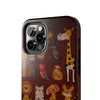 Colorful Animal-Inspired Tough Phone Case - Durable Protection for Animal Lovers