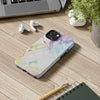 Colorful Marble Tough Phone Case - Durable and Stylish Protection