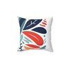 Vibrant Decorative Pillow - Abstract Floral Design for Cozy Homes