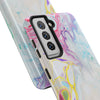 Colorful Marble Tough Phone Case - Durable and Stylish Protection