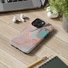 Artistic Marble Tough Phone Case - Stylish & Durable Protection