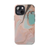 Artistic Marble Tough Phone Case - Stylish & Durable Protection