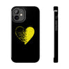 Bold Heart Tough Phone Case - Durable & Stylish Protection for Your Device