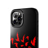 Bold Red Flames Tough Phone Case - Durable Protection for Adventurers