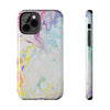 Colorful Marble Tough Phone Case - Durable and Stylish Protection