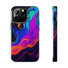 Vibrant Abstract Tough Phone Cases - Shockproof Protection with Colorful Design