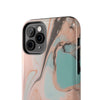 Artistic Marble Tough Phone Case - Stylish & Durable Protection