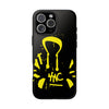 Tough Phone Cases - Durable Protection with Edgy Yellow Design