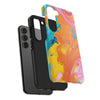 Vibrant Abstract Tough Phone Case | Colorful Protective Cover for Trendsetters