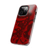 Bold Red Abstract Tough Phone Case - Durable & Unique Protection