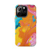 Vibrant Abstract Tough Phone Case | Colorful Protective Cover for Trendsetters