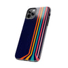 Retro Rainbow Tough Phone Case - Durable Protection for Your Device