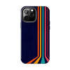 Retro Rainbow Tough Phone Case - Durable Protection for Your Device