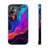 Vibrant Abstract Tough Phone Cases - Shockproof Protection with Colorful Design