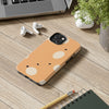 Abstract Polka Dot Tough Phone Case - Durable Protective Cover for Stylish Communication