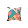 Boho Abstract Decorative Pillow - Modern Art Design for Cozy Homes