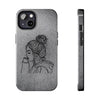 Stylish Tough Phone Cases with Artful Line Drawing - Perfect Gift for Teens and Young Adults