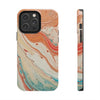 Artistic Tough Phone Cases – Colorful Abstract Marble Design