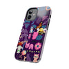 Whimsical Tough Phone Case - Colorful Animal and Floral Design