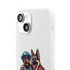 Playful Dog Duo Flexi Cases - Perfect for Pet Lovers