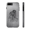 Stylish Tough Phone Cases with Artful Line Drawing - Perfect Gift for Teens and Young Adults