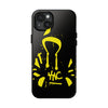 Tough Phone Cases - Durable Protection with Edgy Yellow Design