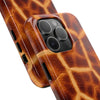 Animal Print Tough Phone Case - Giraffe Inspired Design