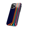 Retro Rainbow Tough Phone Case - Durable Protection for Your Device