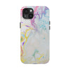 Colorful Marble Tough Phone Case - Durable and Stylish Protection