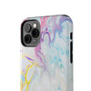 Colorful Marble Tough Phone Case - Durable and Stylish Protection