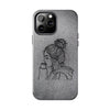 Stylish Tough Phone Cases with Artful Line Drawing - Perfect Gift for Teens and Young Adults