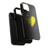 Bold Heart Tough Phone Case - Durable & Stylish Protection for Your Device