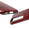 Bold Red Abstract Tough Phone Case - Durable & Unique Protection