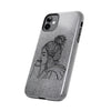 Stylish Tough Phone Cases with Artful Line Drawing - Perfect Gift for Teens and Young Adults