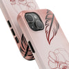 Artistic Tough Phone Case - Abstract Floral Design