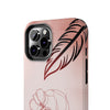 Artistic Tough Phone Case - Abstract Floral Design