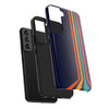 Retro Rainbow Tough Phone Case - Durable Protection for Your Device