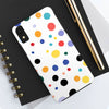 Colorful Polka Dot Tough Phone Case - Durable & Stylish for Everyday Use