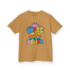 Kids Tee: Fine Power Motivational Words & Cartoons