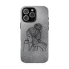 Stylish Tough Phone Cases with Artful Line Drawing - Perfect Gift for Teens and Young Adults