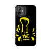 Tough Phone Cases - Durable Protection with Edgy Yellow Design