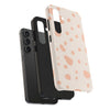 Chic Tough Phone Case with Abstract Blush Spots