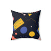 Modern Geometric Decorative Pillow - Abstract Design