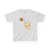 Kids T-Shirt - Funny Cat Sleeping with Burger Dreaming - Perfect Gift for Kids